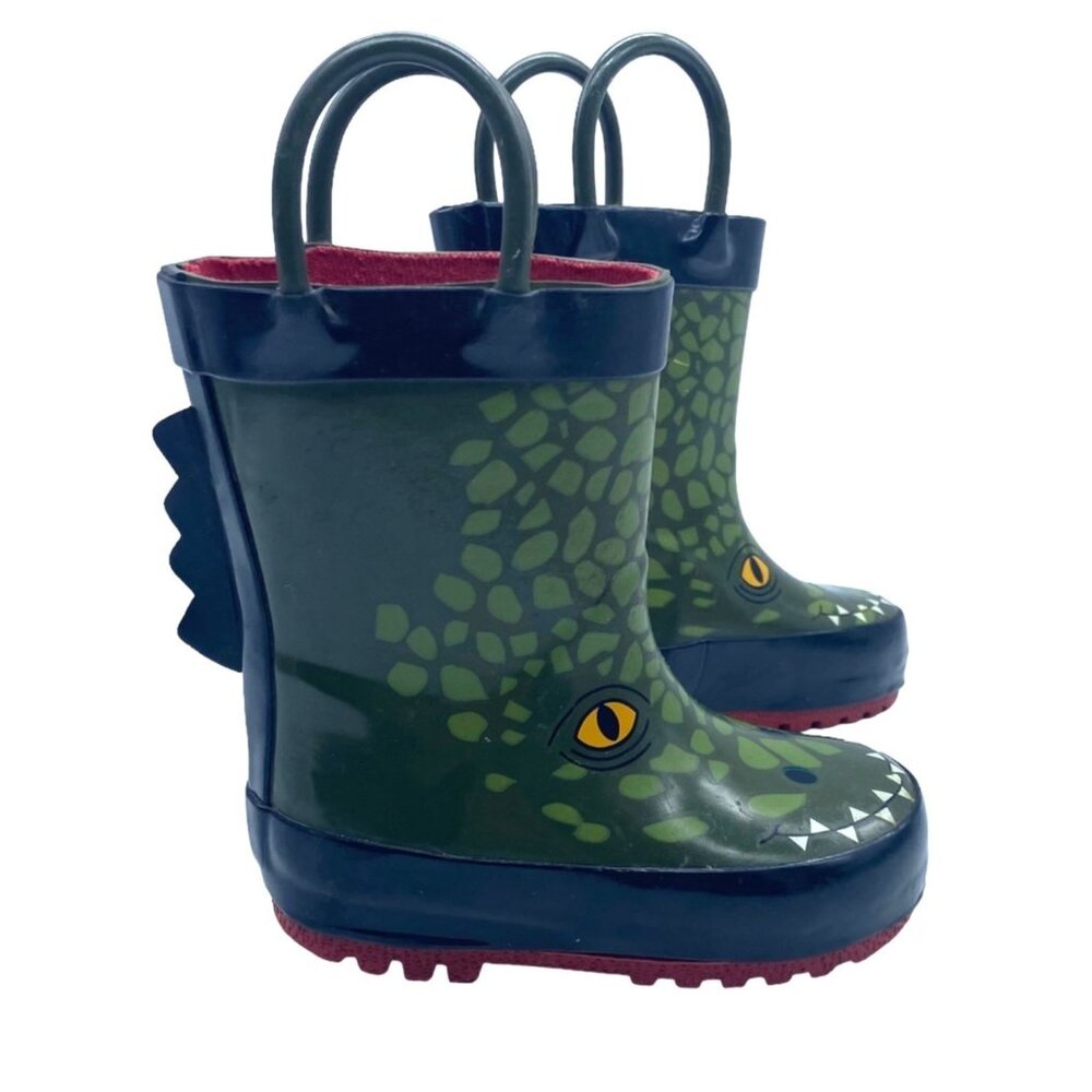 Capelli New York Kids Dinosaur Rain Boots Kid Size 4/5